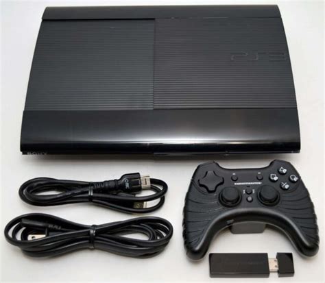 Sony Playstation 3 Slim Launch Edition 160gb Charcoal Black Console For
