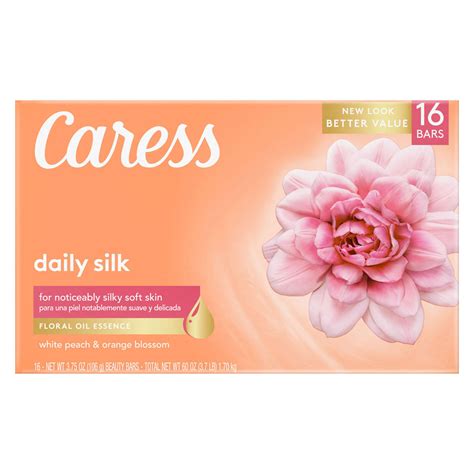16 Bars Caress Silkening Beauty Bar Soap Daily Silk 4 Oz Ebay