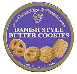 Danish butter cookies gold tin. Amazon.com: Cambridge and Thames Danish Style Butter ...