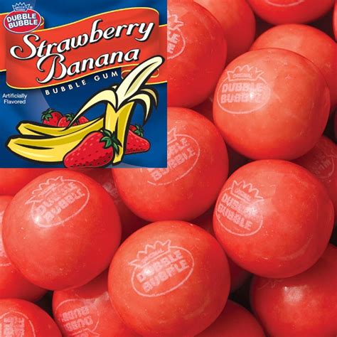 Strawberry Banana Gumballs 1 850 Count