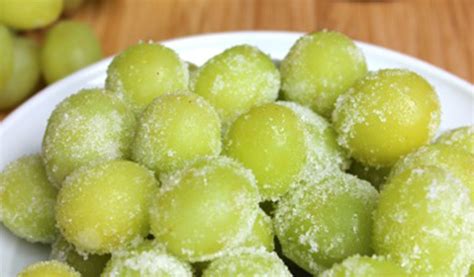 Wine Marinated Frozen Grapes Grapes From California