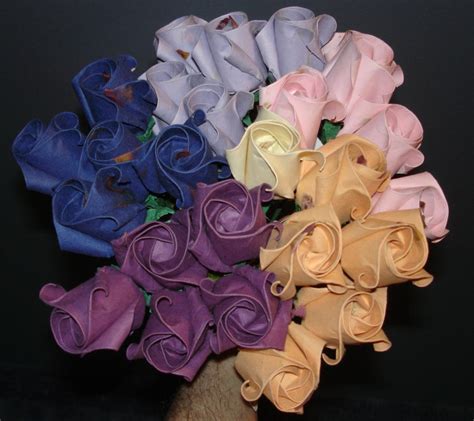 Origami Roses By Pandaraoke On Deviantart
