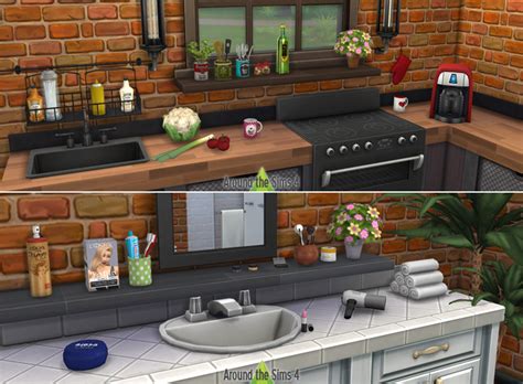 Partner site with sims 4 hairs and cc caboodle. Sims 4 CC's - The Best: Build Your Clutter Set by Around ...