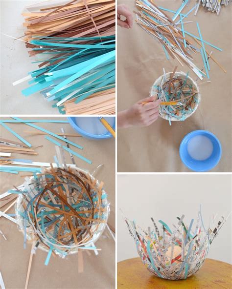 Cute Artificial Bird Nests Round Shaped Crafts Diy Home Decor Ornaments