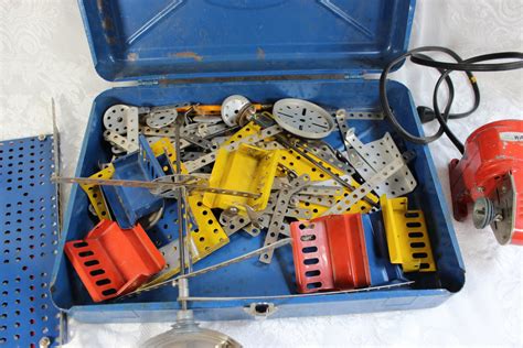 Erector Set Antique Vintage Metal Building Toy With Working Etsy
