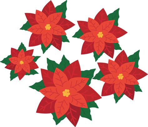Poinsettia Transparent Background PNG PNG Arts