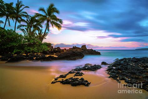 Maui Hawaii Makena Secret Cove Wedding Beach Photo Photograph By Paul