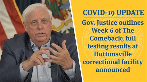 Covid 19 Update Gov Justice Outlines Week 6 Of The Comeback Full