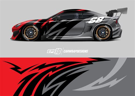 Car Wrap Decal Graphic Design Graphic By Blackwrapz · Creative Fabrica