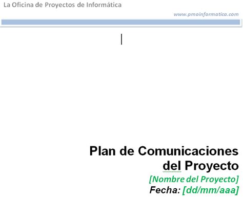Plan De Gestion De Las Comunicaciones Pmbok Ejemplo Ejemplo