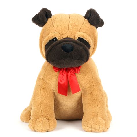 Way To Celebrate 24” Valentines Xl Sitting Puppy Plush Toy Pug