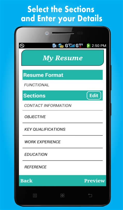 Resume Builder Pro 5 Minutes Cv Maker And Templates Android Apps On
