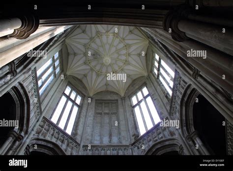 Stairhall Ceiling Inside Margam Castle At Margam Country Park Port