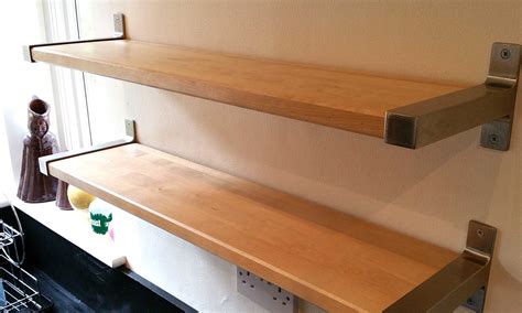 Ikea Shelves Using Reclaimed Solid Birch 21 Gosforth Handyman