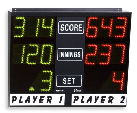 Favero Scoreboard For Billiards Pool Snooker Darts Games