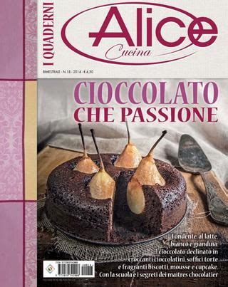 Alice Cucina I Quaderni Cioccolato Passion Ricette Cupcake Alice