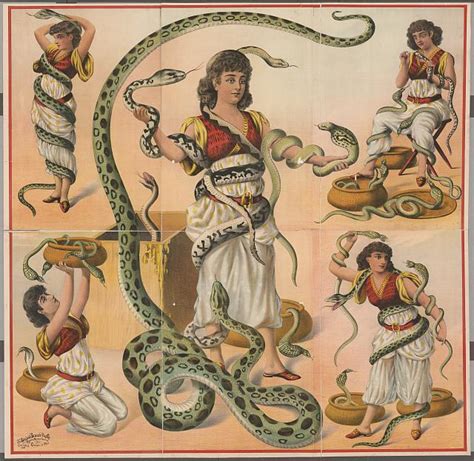 Women Snake Charmers Library Of Congress