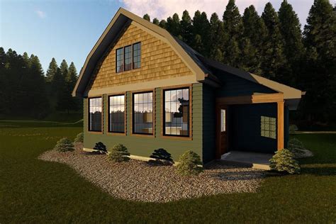 The best small house floor plans under 1000 sq ft. House Plan 963-00183 - Vacation Plan: 730 Square Feet, 1 ...