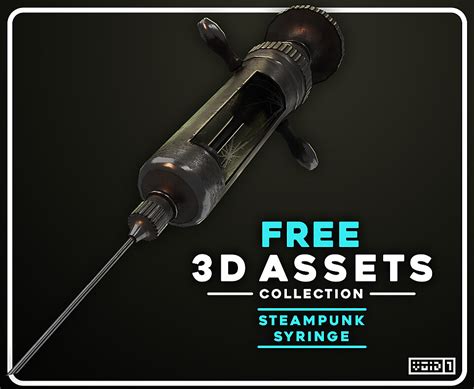 Steampunk Syringe Free 3d Assets Collection