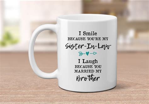 Check spelling or type a new query. Sister-In-Law Gift, Sister In Law Mug, Wedding Gift ...