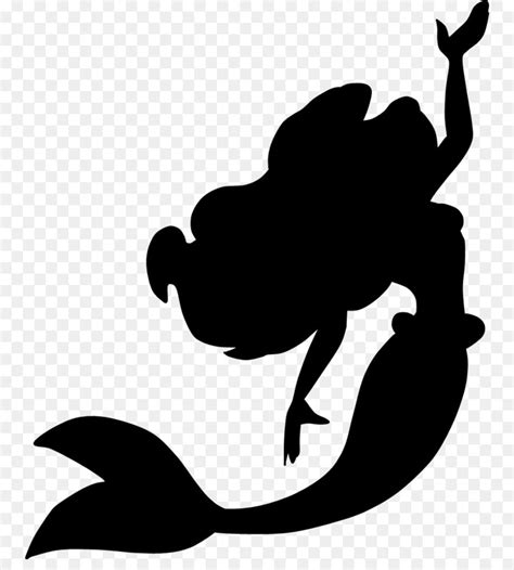Ariel Silhouette Disney Princess Part Of Your World Clip Art Ariel