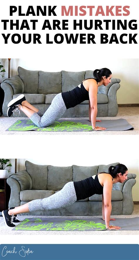 How To Plank For Back Pain Relief Mistakes To Avoid