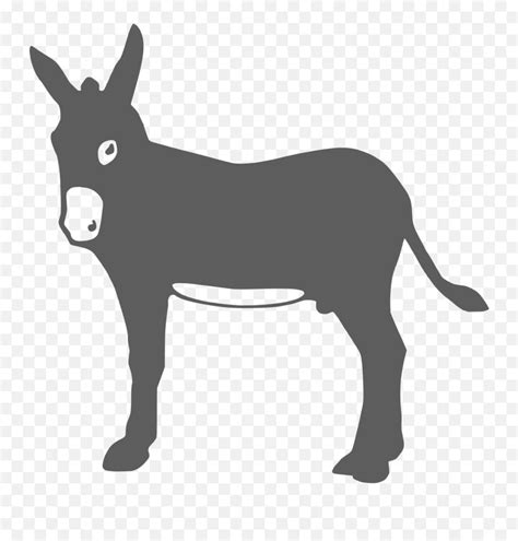 Filedonkey 71167 The Noun Projectsvg Wikimedia Commons Donkey Clipart