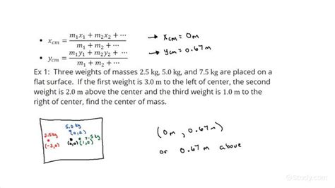How To Find The Center Of Mass Of Multiple Objects On A 2d Plane