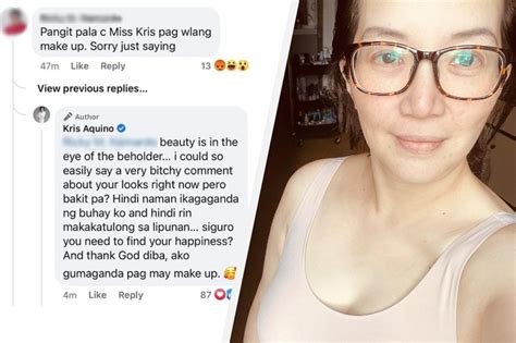 Kris Aquino Returns To Basher Who Called Her Ugly Without Makeup Filipino News