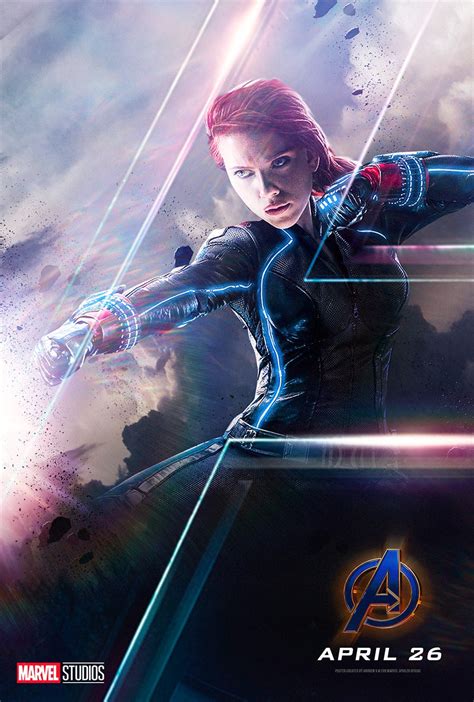Black Widow Scarlett Johansson Avengers Endgame Marvel Cinematic