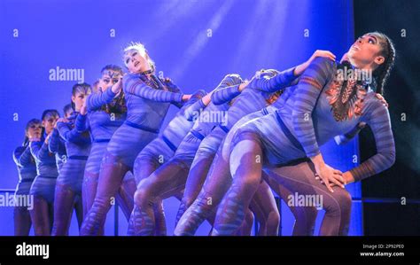 London Uk 10th Mar 2023 Young Dancers Perform And Avatar Medley On
