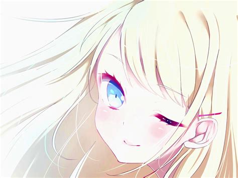 Anime Eyes Closed Smile Anime Eyes Closed Hair Drawing Face Smiling Blonde Girls Eye Sketch