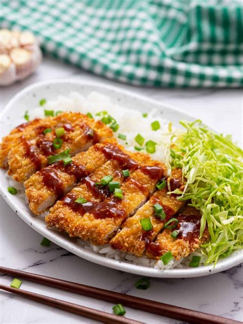 Baked Chicken Katsu With Tonkatsu Sauce A Mind Full Mom