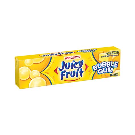 Juicy Fruit Original Bubble Gum 5 Pieces The Candyland