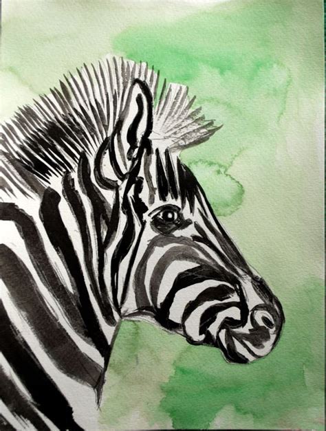 Zebra 2014 By Leigh Ann Valentine Zebra Zebras Painting