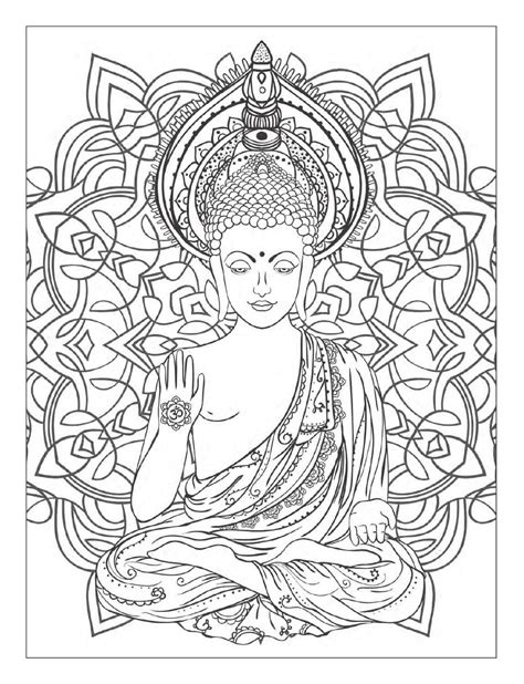Free Download Buddhism Coloring Pages