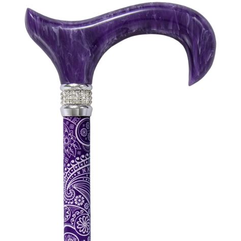 Purple Pearlz W Rhinestone Collar And Purple Swirl Designer Adjustable