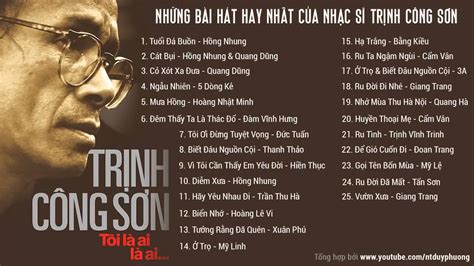 Nhac Trinh Cong Son Nhung Ca Khuc Theo Thoi Gian Youtube
