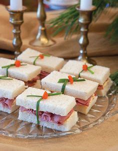 Red Pepper Blue Cheese Roast Beef Finger Sandwiches Recipe Tea Party Sandwiches Tea