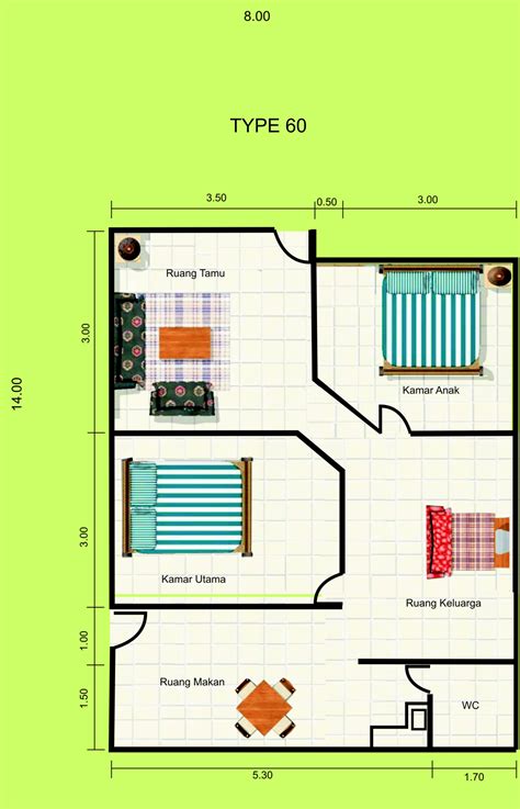 Lahan rumah yang memanjang akan menghasilkan rancangan desain denah rumah tipe 70 yang setidaknya 70 meter persegi sudah cukup untuk dibangun rumah 1 lantai dengan 3 kamar tidur. 69 Desain Rumah Minimalis Ukuran Tanah 50 Meter | Desain ...