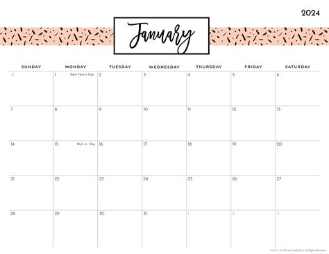 Pretty Patterns Printable Calendar For Moms Imom