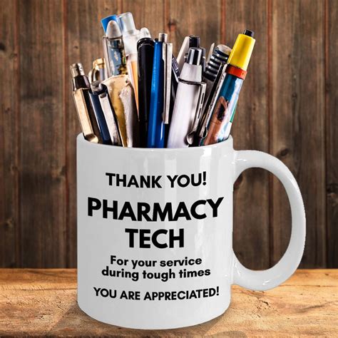 Pharmacy Technician Tech Mug Thank You Appreciation T Etsy