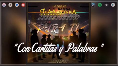 Con Cartitas Y Palabras La Nueva Banda Guadalajara Express Youtube