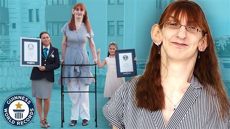 Tallest Living Woman Guinness World Records Youtube