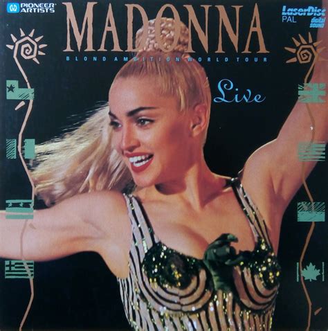 Madonna Blond Ambition World Tour Live 1990 Laserdisc Discogs