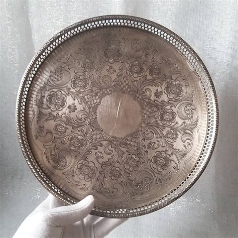 Vintage Alpha Plate Silver Viners Of Sheffield Cutlers Company Etsy