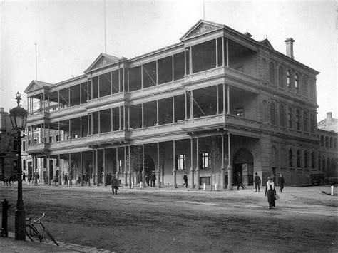Australian Hotel North Terrace 1907 This Hotel Was Considered One