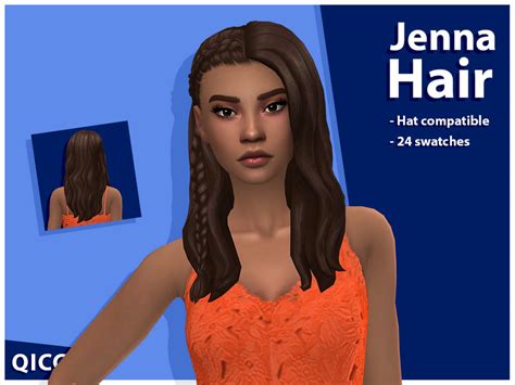 The Sims Resource Jenna Hair