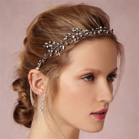Fashion Rhinstone Silver Bridal Hair Vine Jewelry Handmade Headbands