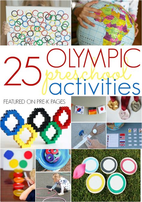 20 Olympic Themed Games For Preschool And Kindergarten Kids